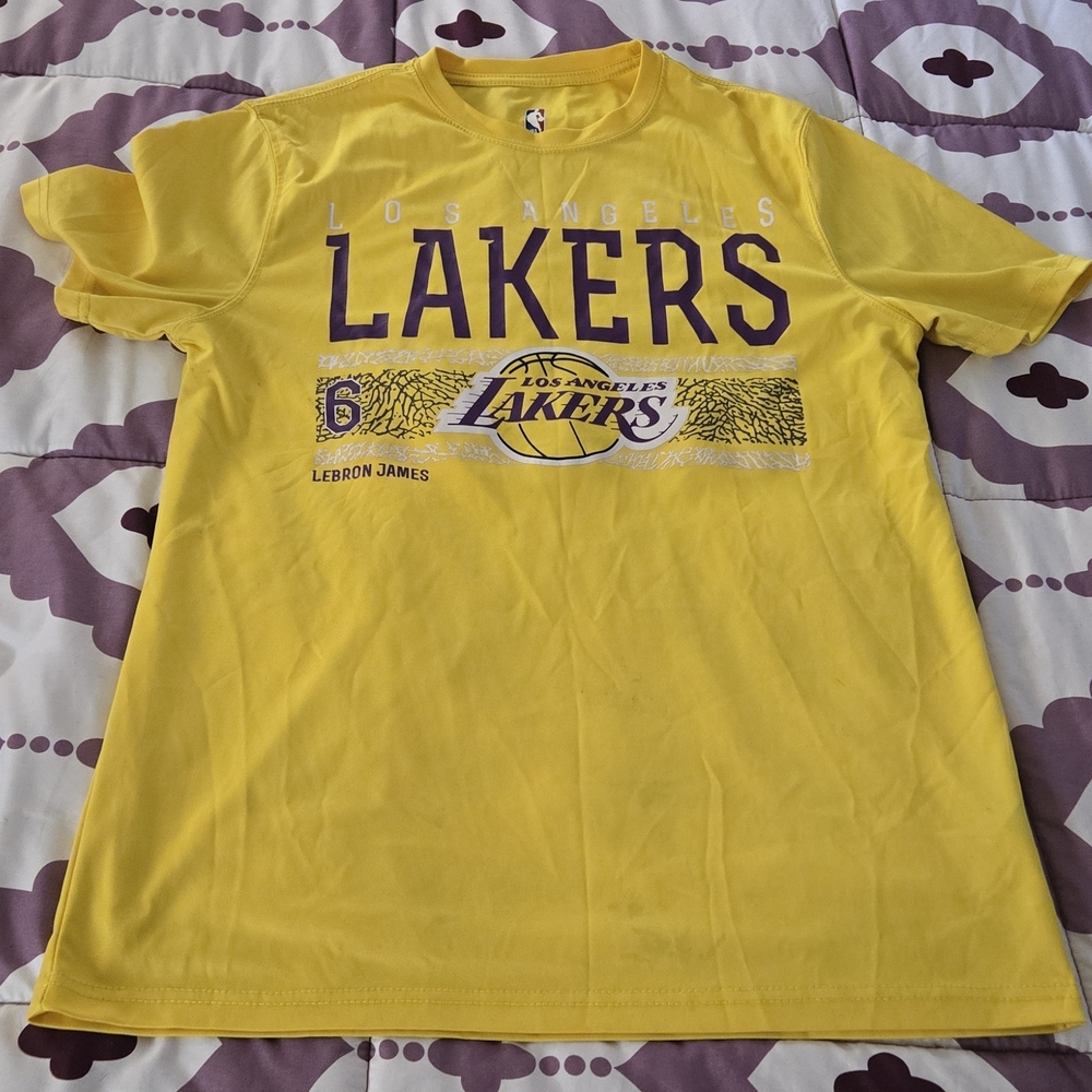 NBA Yellow Shirt with Logo